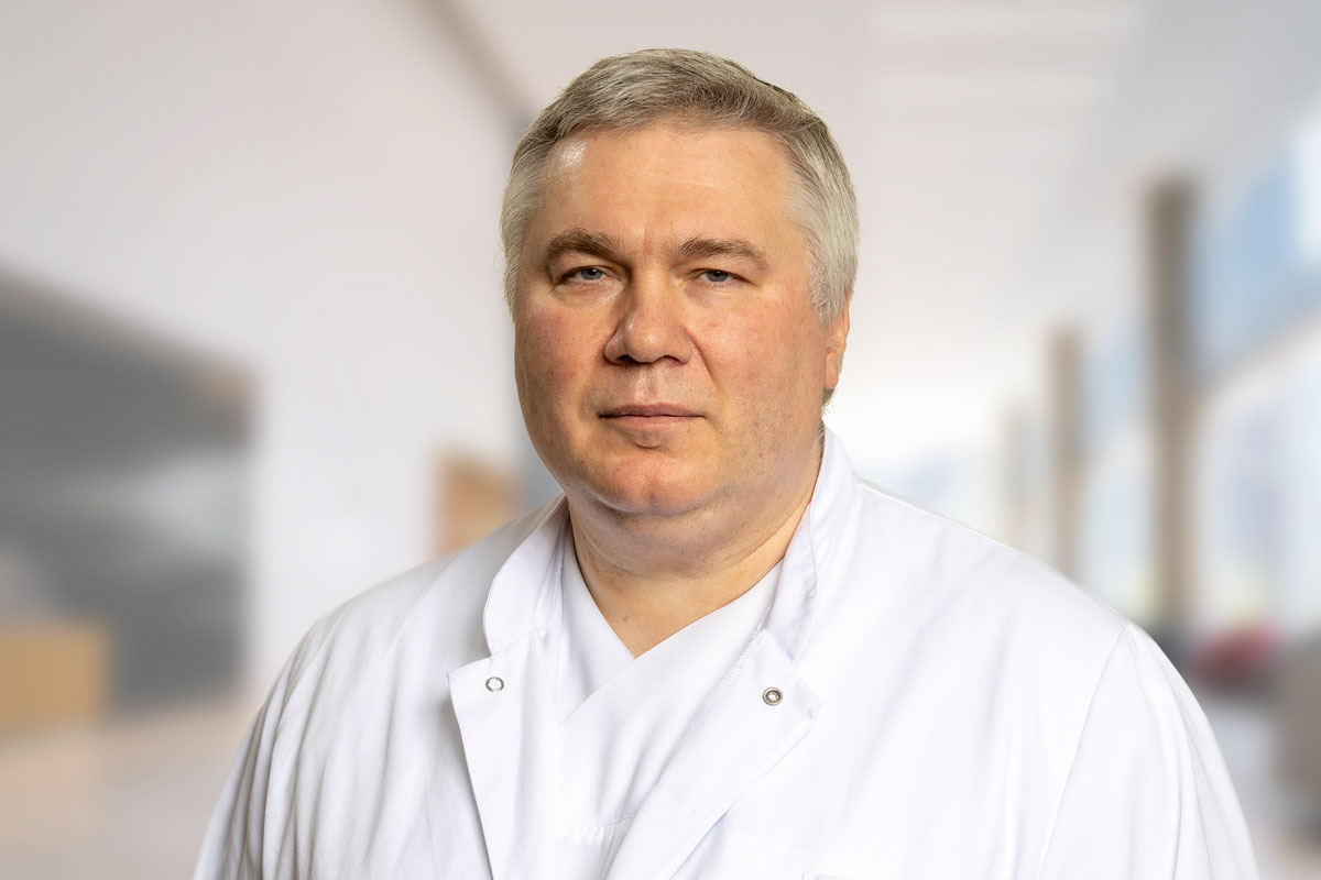 Chefarzt Dr. Dzmitry Dabravolski